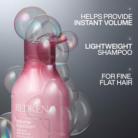 Redken Shampoo Volume Injection 340g avec étiquette visible
