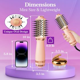 Réglages de chaleur de la brosse sèche-cheveux Voseki