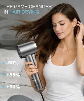 Réglages de chaleur du Sèche-Cheveux Cosy Companions sur LCD