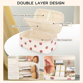 Relavel Trousse de Maquillage avec pinceaux et cosmétiques à l'intérieur