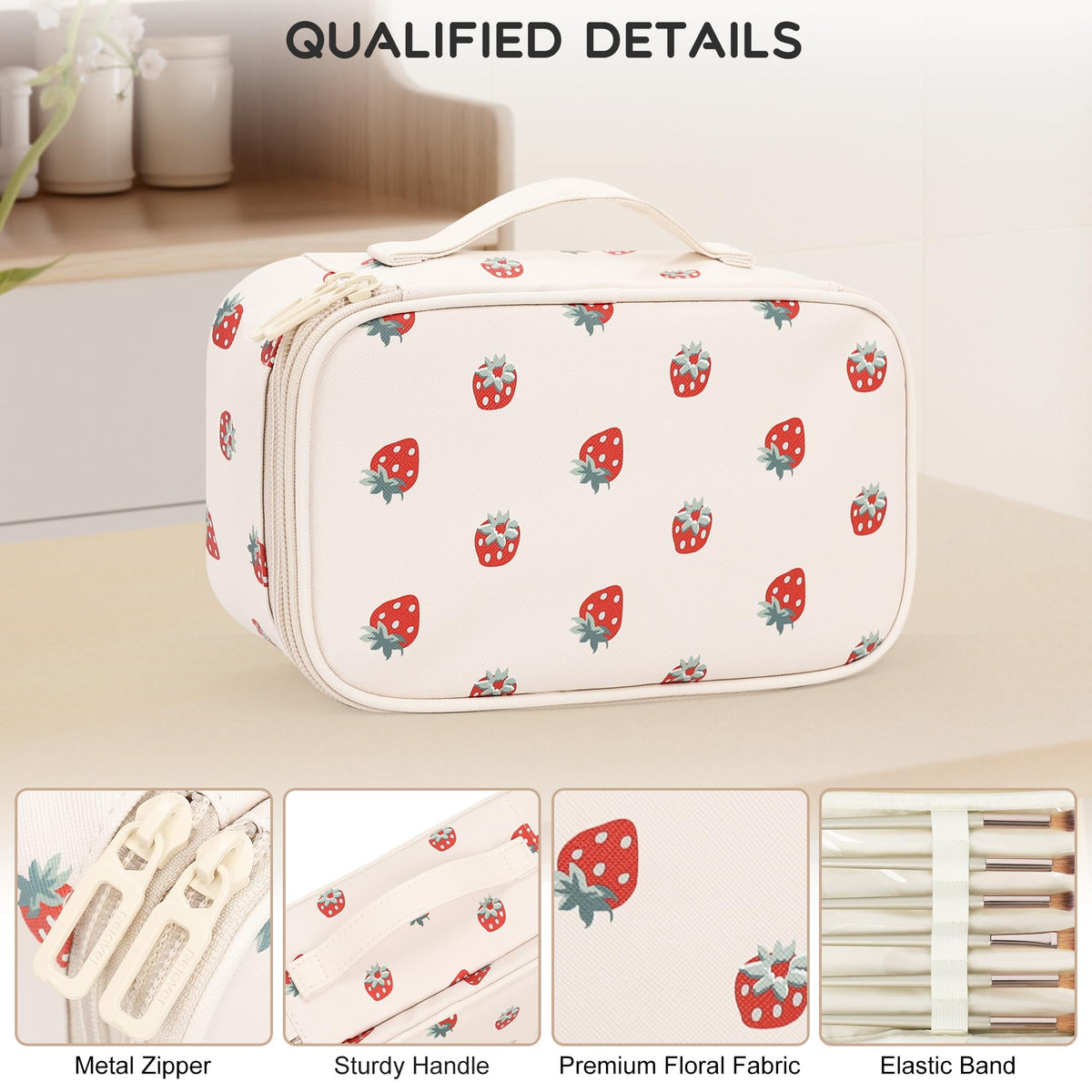 Relavel Trousse de Maquillage en usage lors d'un voyage