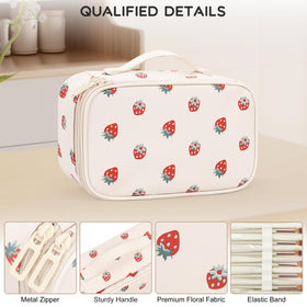 Relavel Trousse de Maquillage en usage lors d'un voyage