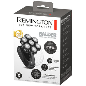 Remington Balder MAX Rasoir Tête Électrique en action sur cuir chevelu