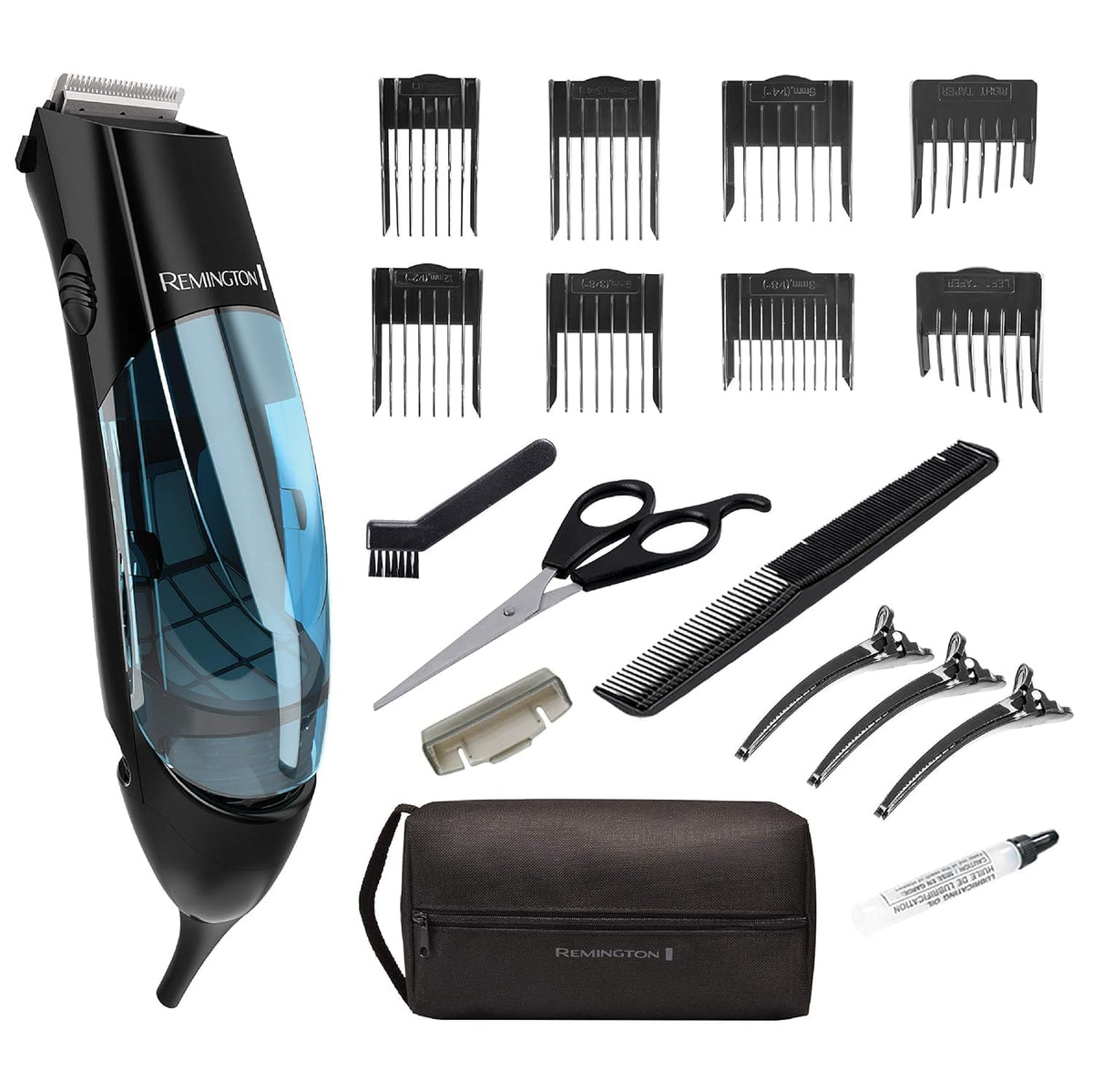Remington Tondeuse à Cheveux avec Aspirateur vue de face
