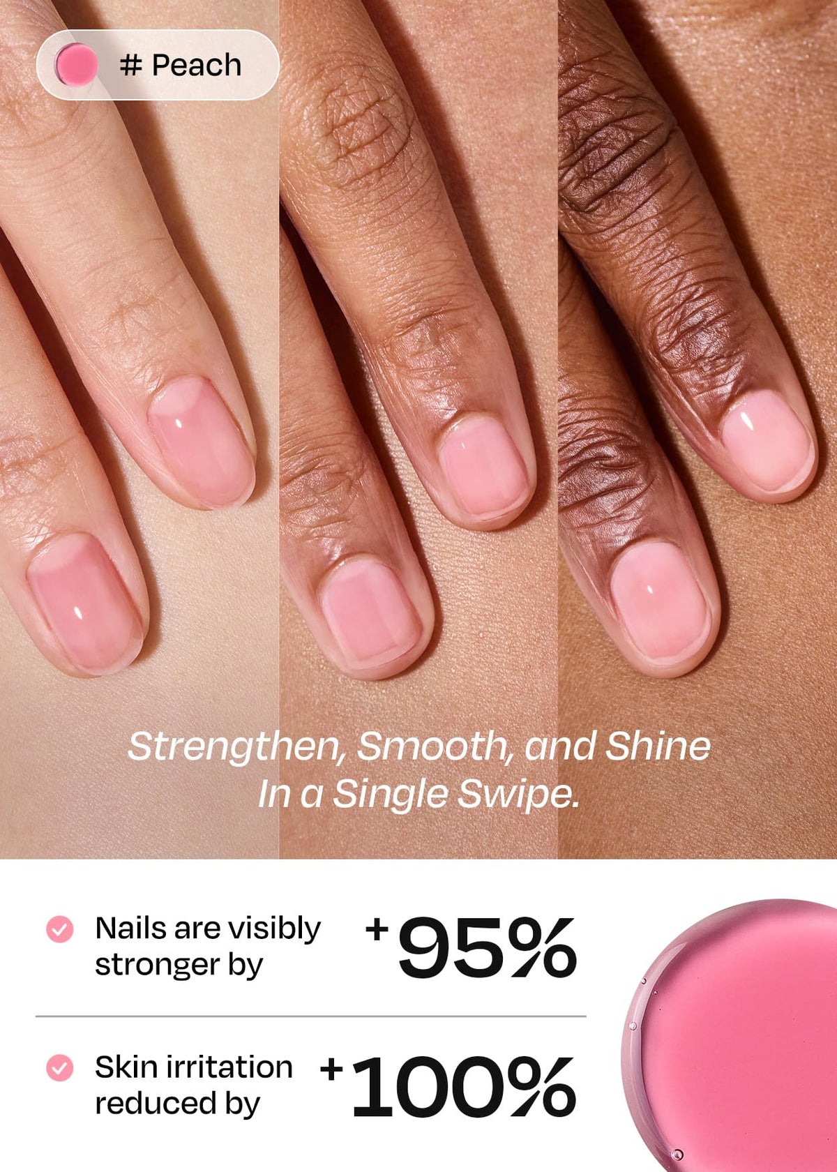 Renforçateur d'Ongles ohora 15 mL avec finition brillante