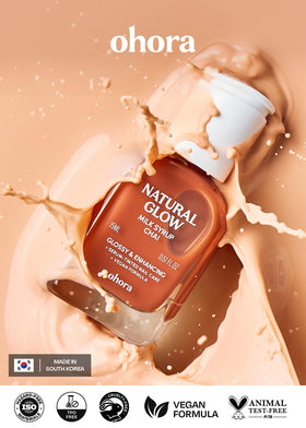 Renforceur d'ongles ohora avec finition glossy sur des ongles