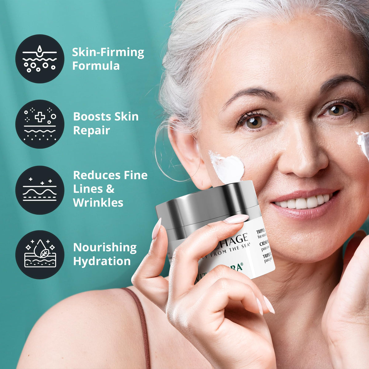 Repechage Crème Raffermissante Vita Cura avec ingrédients botaniques