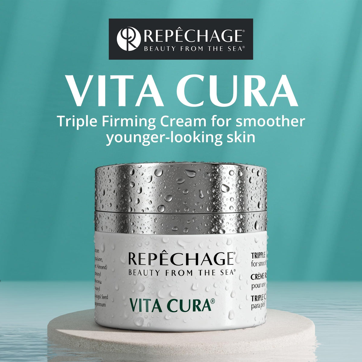 Repechage Crème Raffermissante Vita Cura texture crémeuse