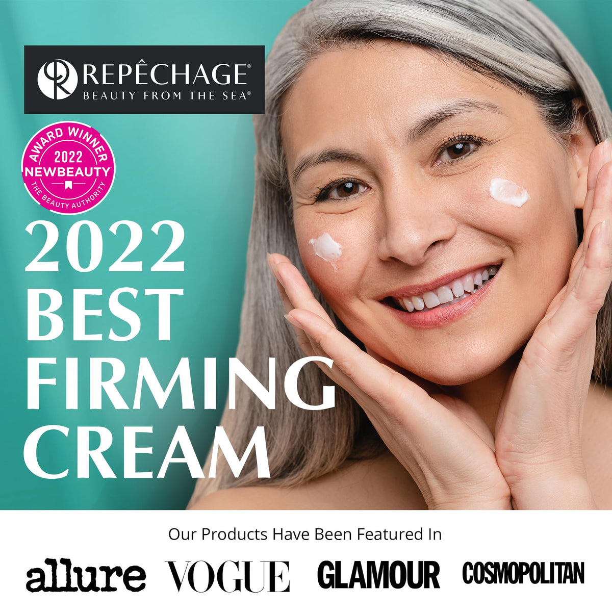 Repechage Crème Raffermissante Vita Cura texture sur la main