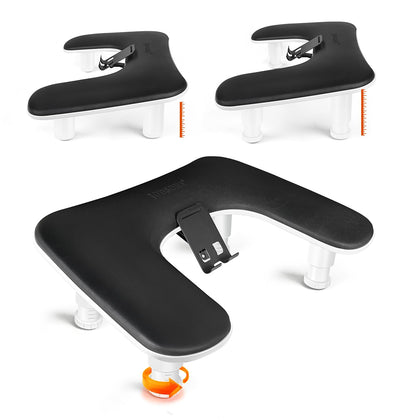 Repose-bras JODSONE noir en U avec support de téléphone intégré