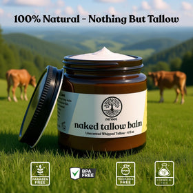 Reroot Organics Baume de Suif Naturel 190g texture fouettée