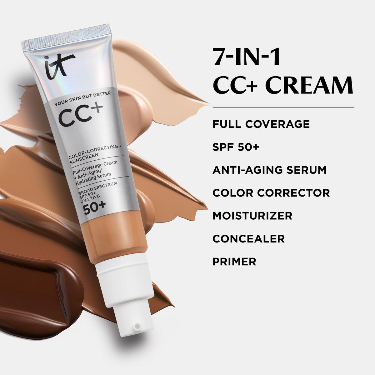 Résultat après application du CC+ Cream sur peau