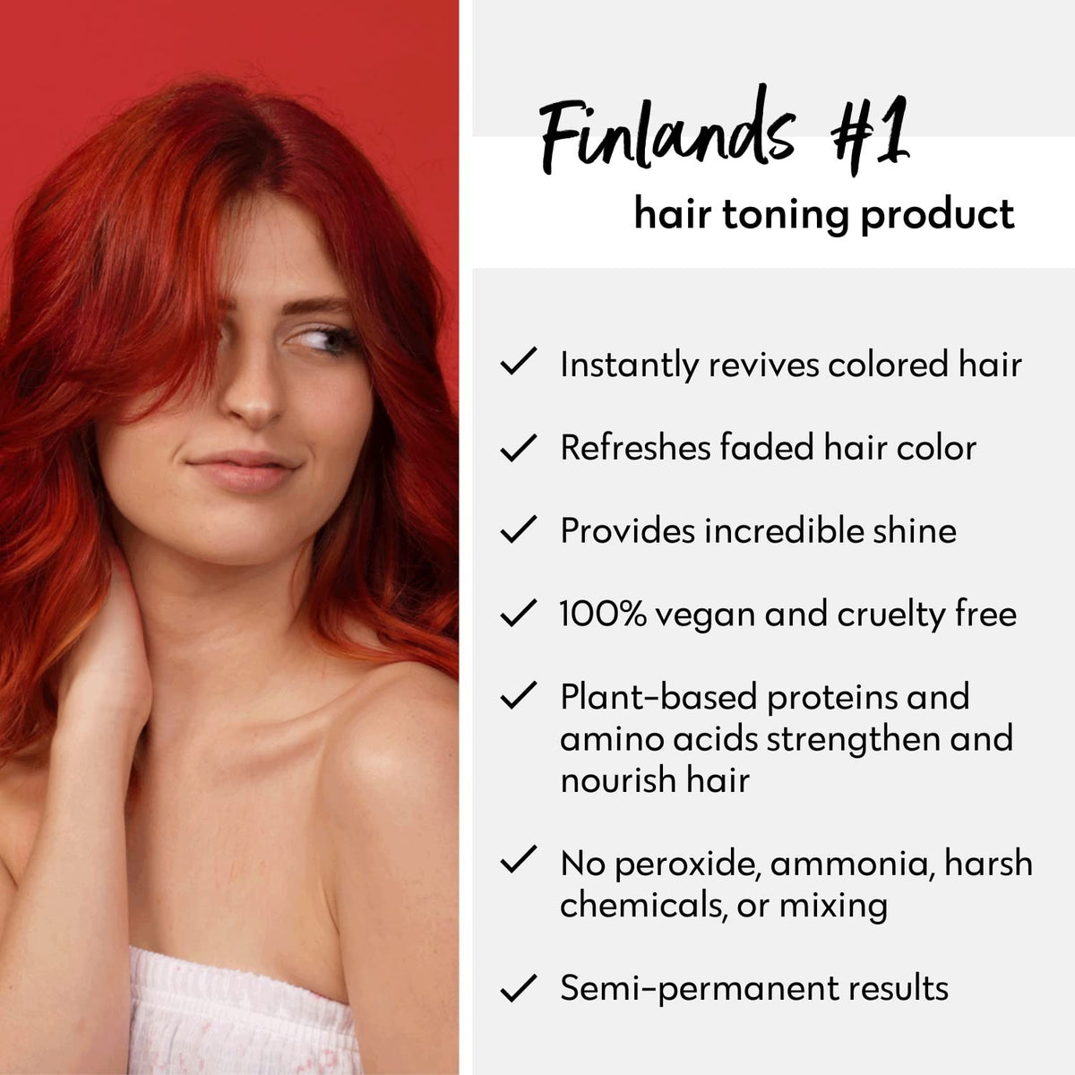 Résultat après application du Masque Coloré Rouge