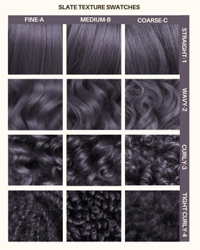 Résultat de la coloration cheveux Slate sur cheveux pré-éclaircis