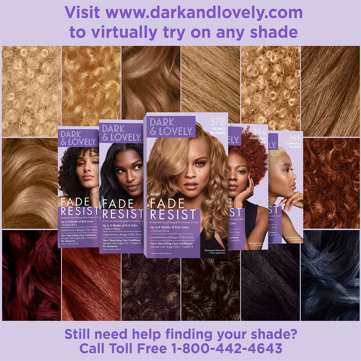 Résultat de la coloration nourrissante SoftSheen sur cheveux