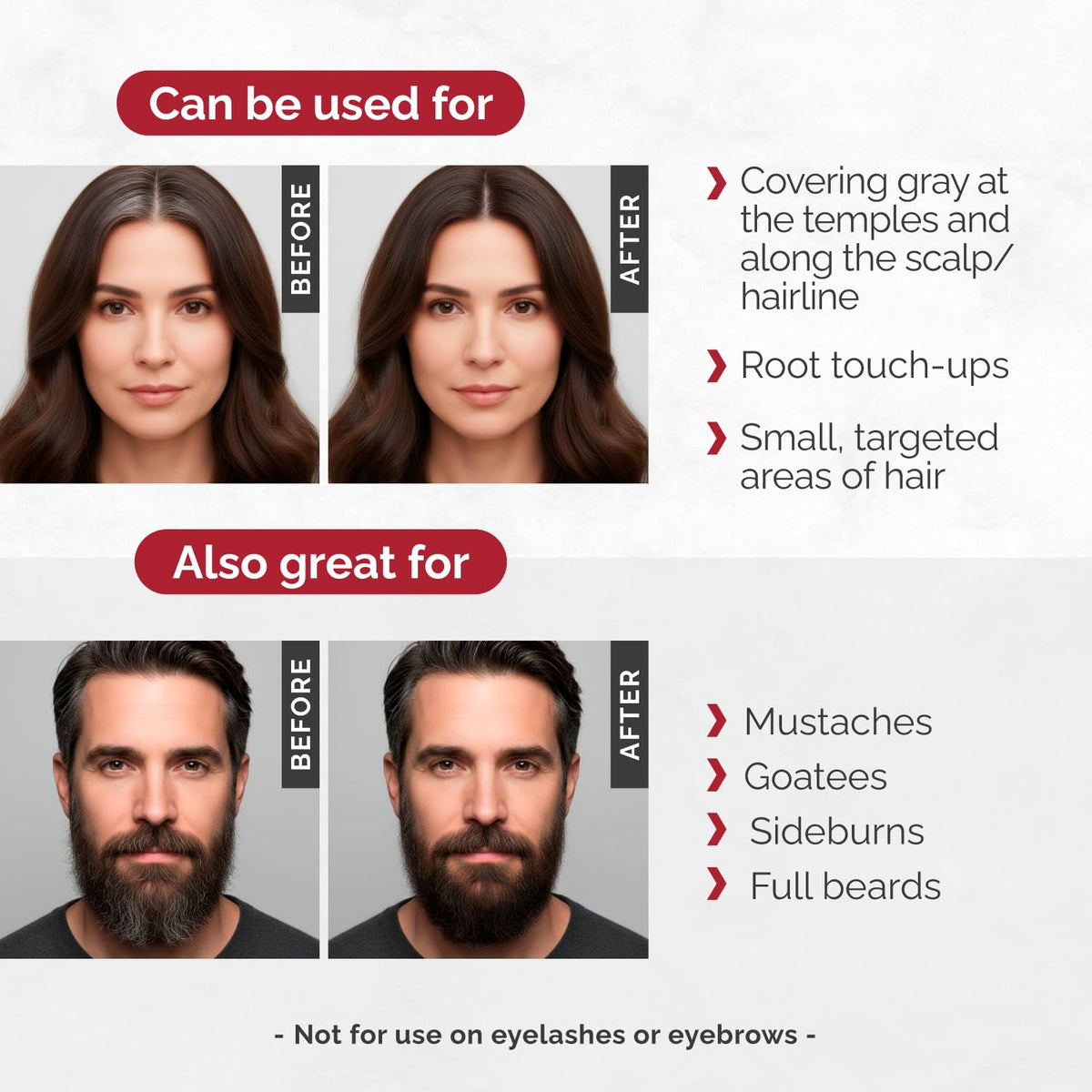 Résultat de la teinture cheveux marron sur cheveux