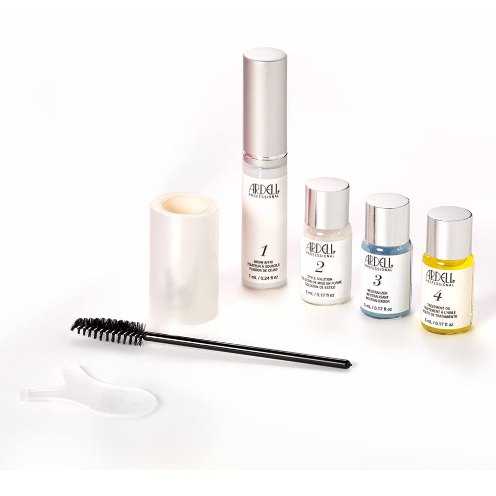 Résultat final après utilisation du Kit de Lamination des Sourcils Ardell