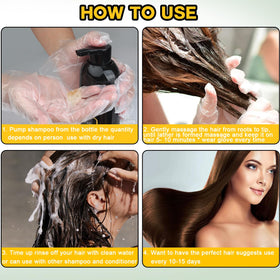 Résultat final après utilisation du shampooing teinture Sminktec
