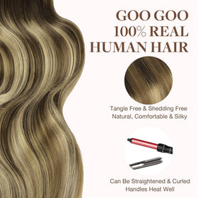 Résultat final avec les extensions de cheveux GOO GOO