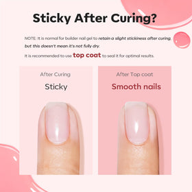 Résultat final d'une manucure avec le set de vernis gel modelones