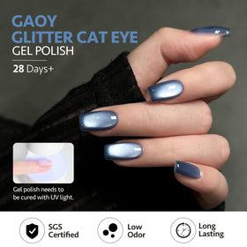 Résultat final de manucure avec vernis gel GAOY