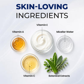 Retinol Lingettes Visage pour Hommes, paquet ouvert montrant les lingettes