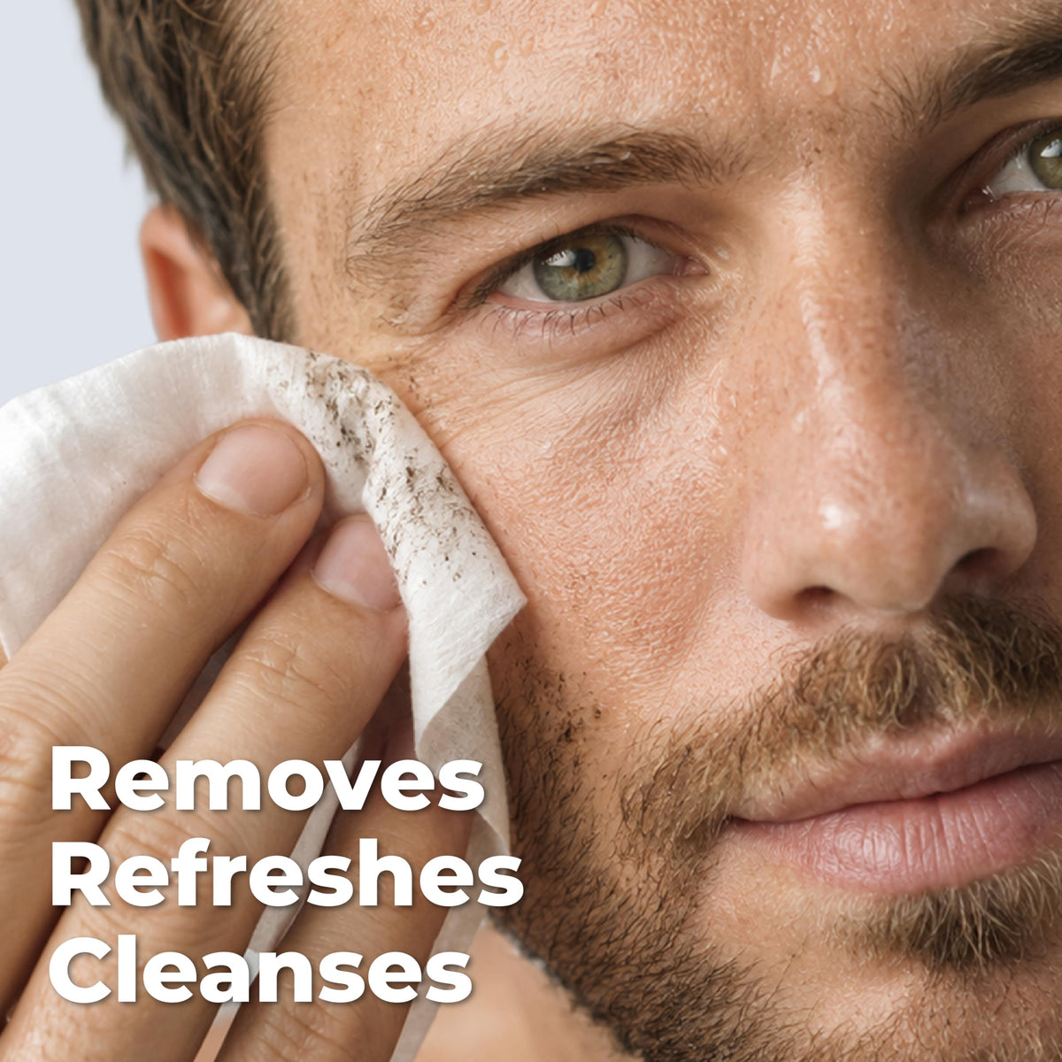 Retinol Lingettes Visage pour Hommes, utilisation après l'entraînement