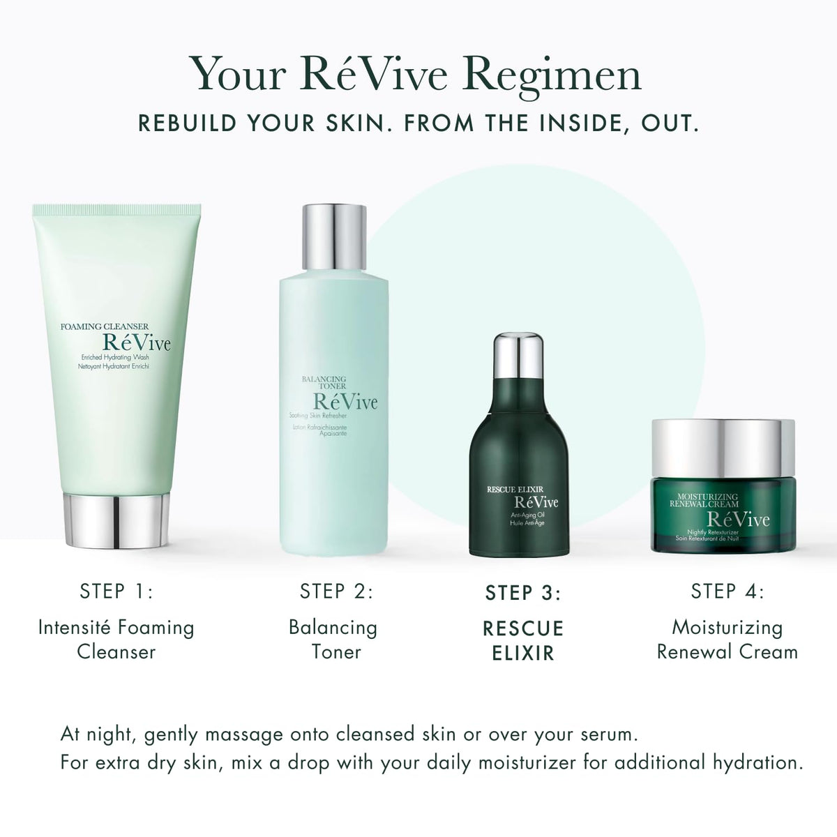 RéVive Huile Visage Anti-Âge lifestyle scene