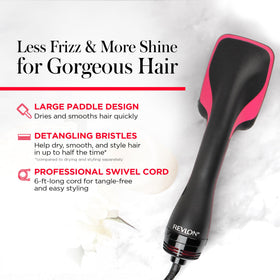 REVLON Brosse Séchoir et Lisseur 1100W angle arrière