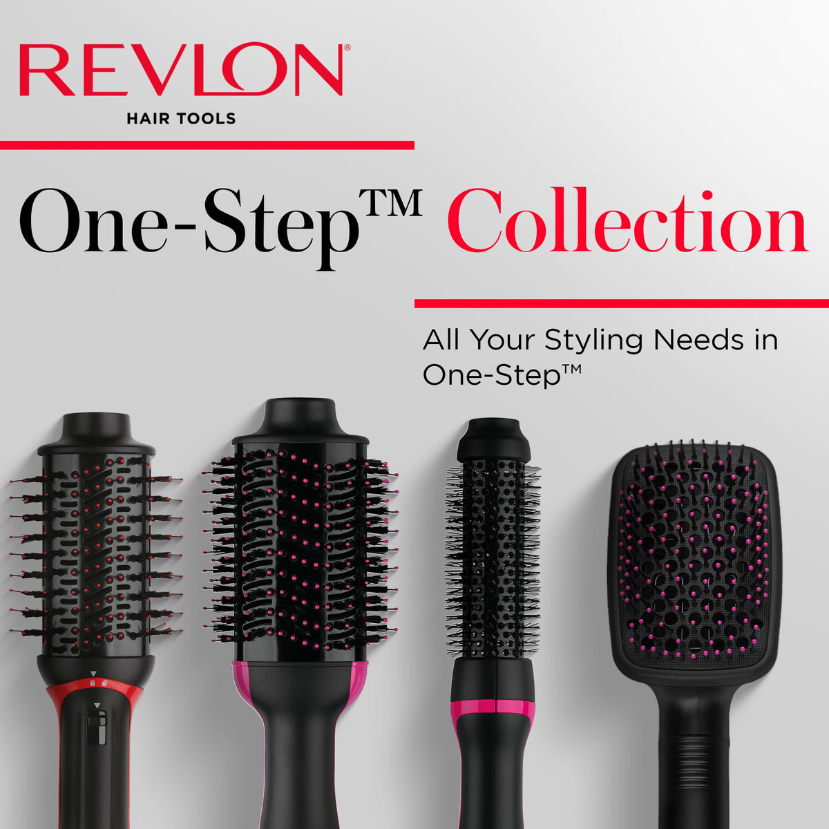 REVLON Brosse Séchoir et Lisseur 1100W dans son emballage