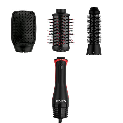 REVLON Brosse Séchoir Multifonction 3-en-1 vue avant avec embouts interchangeables