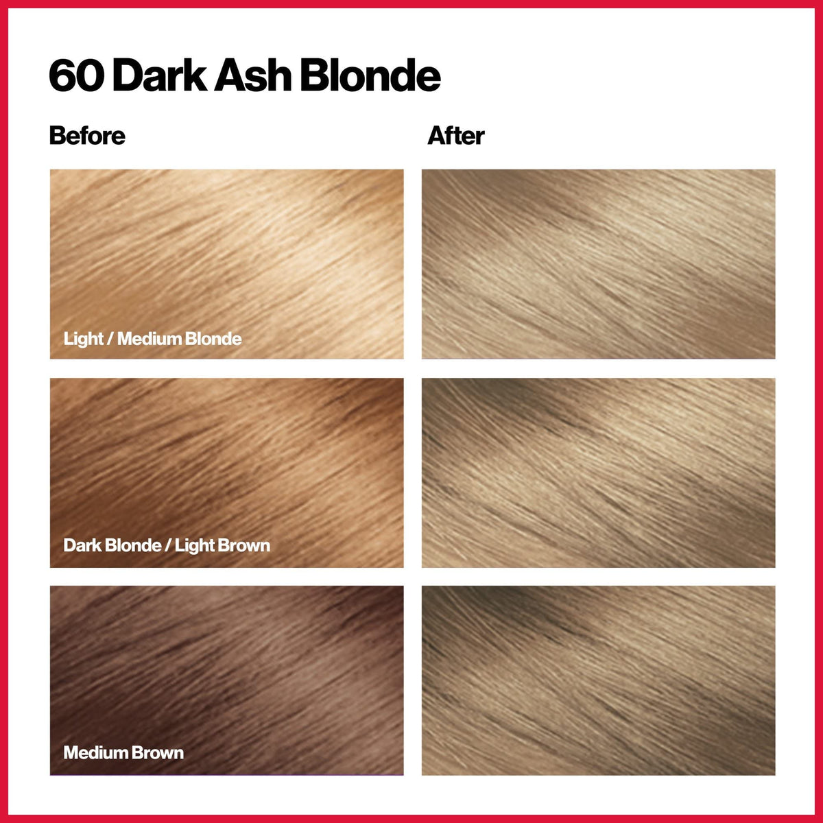 REVLON Coloration Cheveux 60 Blond Cendré en usage quotidien