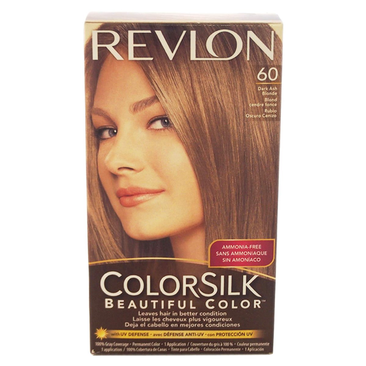 REVLON Coloration Cheveux 60 Blond Cendré Pack de 3 vue avant