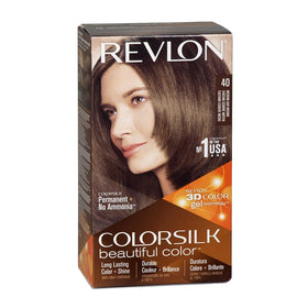 REVLON ColorSilk 40 Châtain Cendré devant de l'emballage