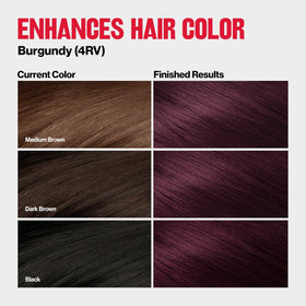 REVLON ColorSilk 4RV Burgundy application scene