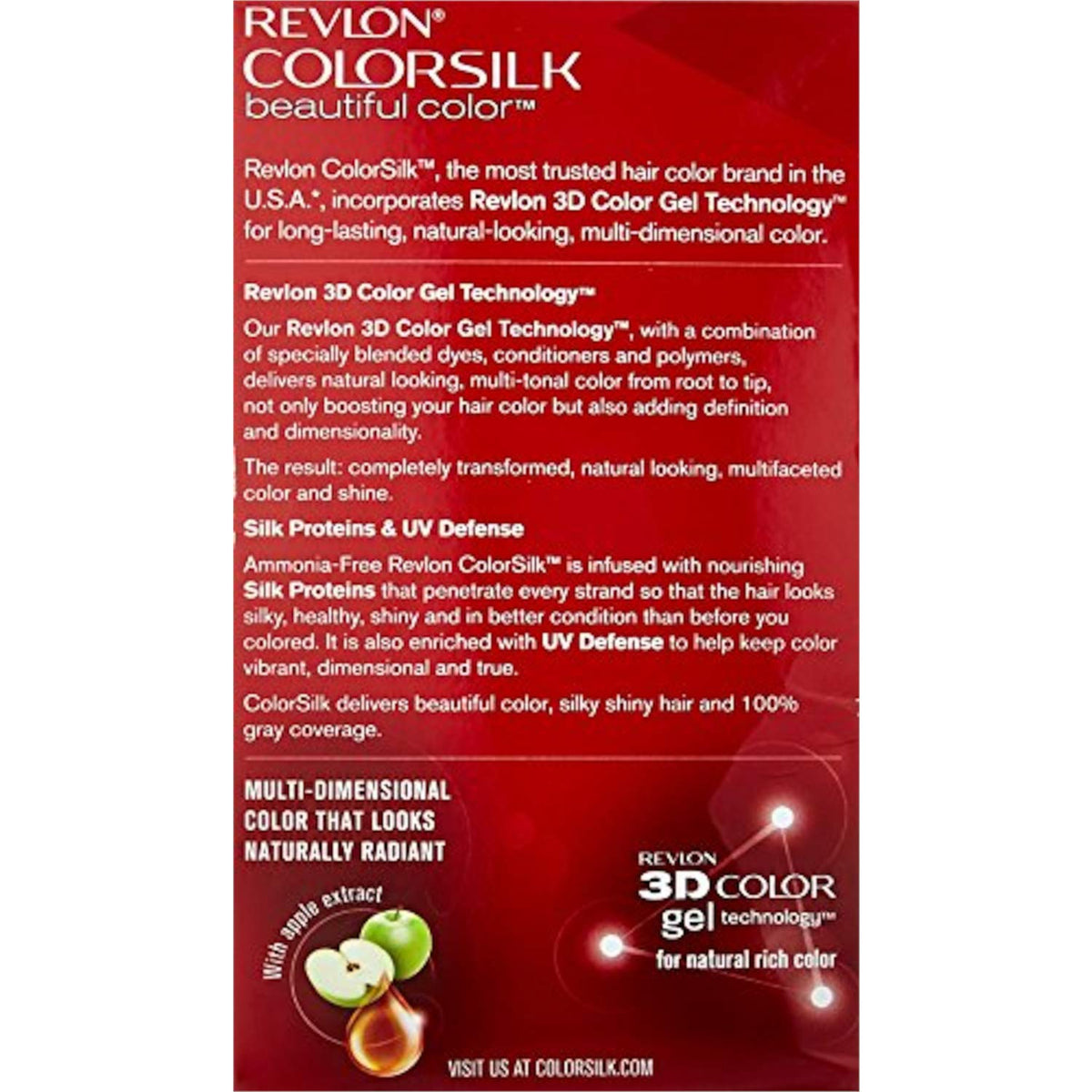 REVLON ColorSilk 70 Blond Cendré Moyen après application