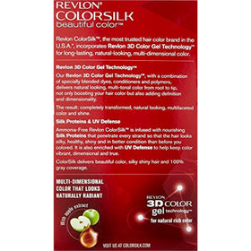 REVLON ColorSilk 70 Blond Cendré Moyen après application