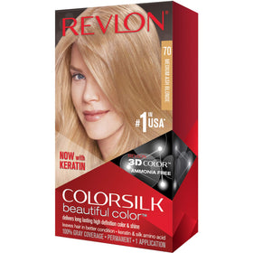 REVLON ColorSilk 70 Blond Cendré Moyen avant application