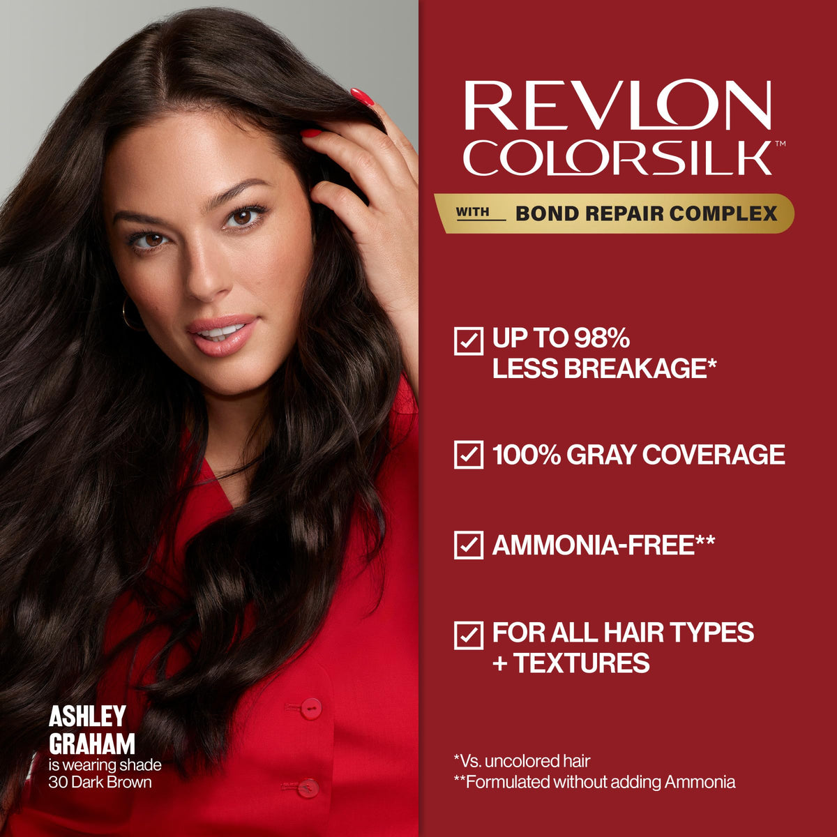 REVLON ColorSilk application sur cheveux