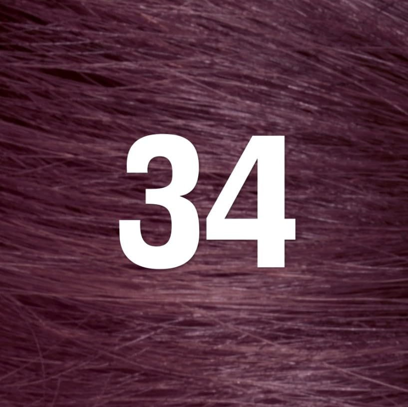 REVLON ColorSilk Teinture Cheveux 34 Bordeaux Profond, contenu de la boîte