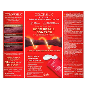 REVLON ColorSilk Teinture Cheveux 34 Bordeaux Profond, utilisation en salon