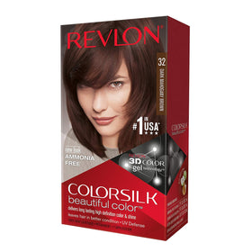 REVLON ColorSilk Teinture Cheveux Marron Acajou Foncé packaging avant