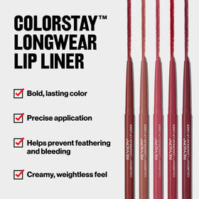 REVLON Crayon à Lèvres Longue Tenue 010 Nudes en utilisation