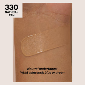 REVLON Fond de teint ColorStay 330 Tan Naturel arrière avec ingrédients