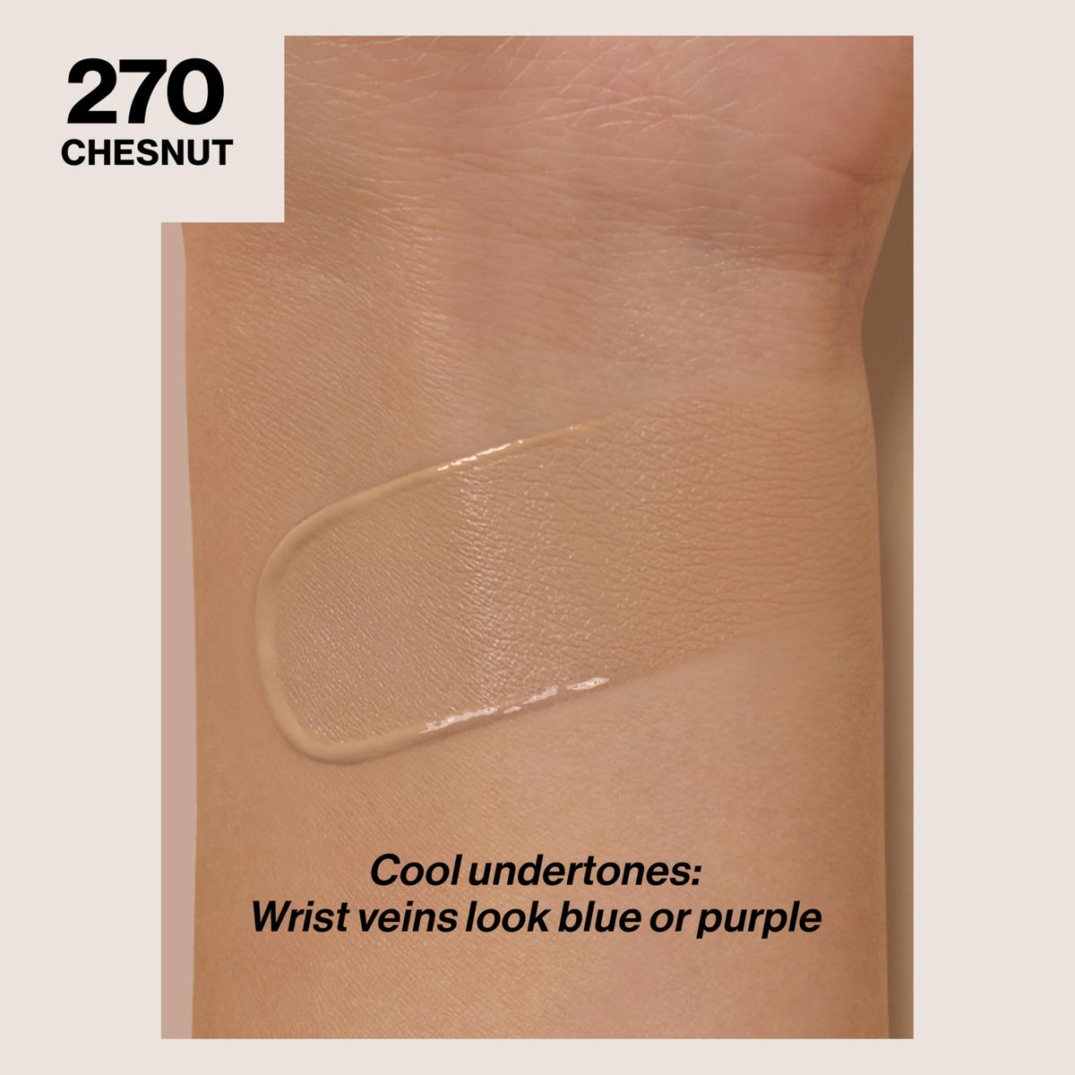 REVLON Fond de Teint Longue Tenue 270 Chestnut 30ml arrière