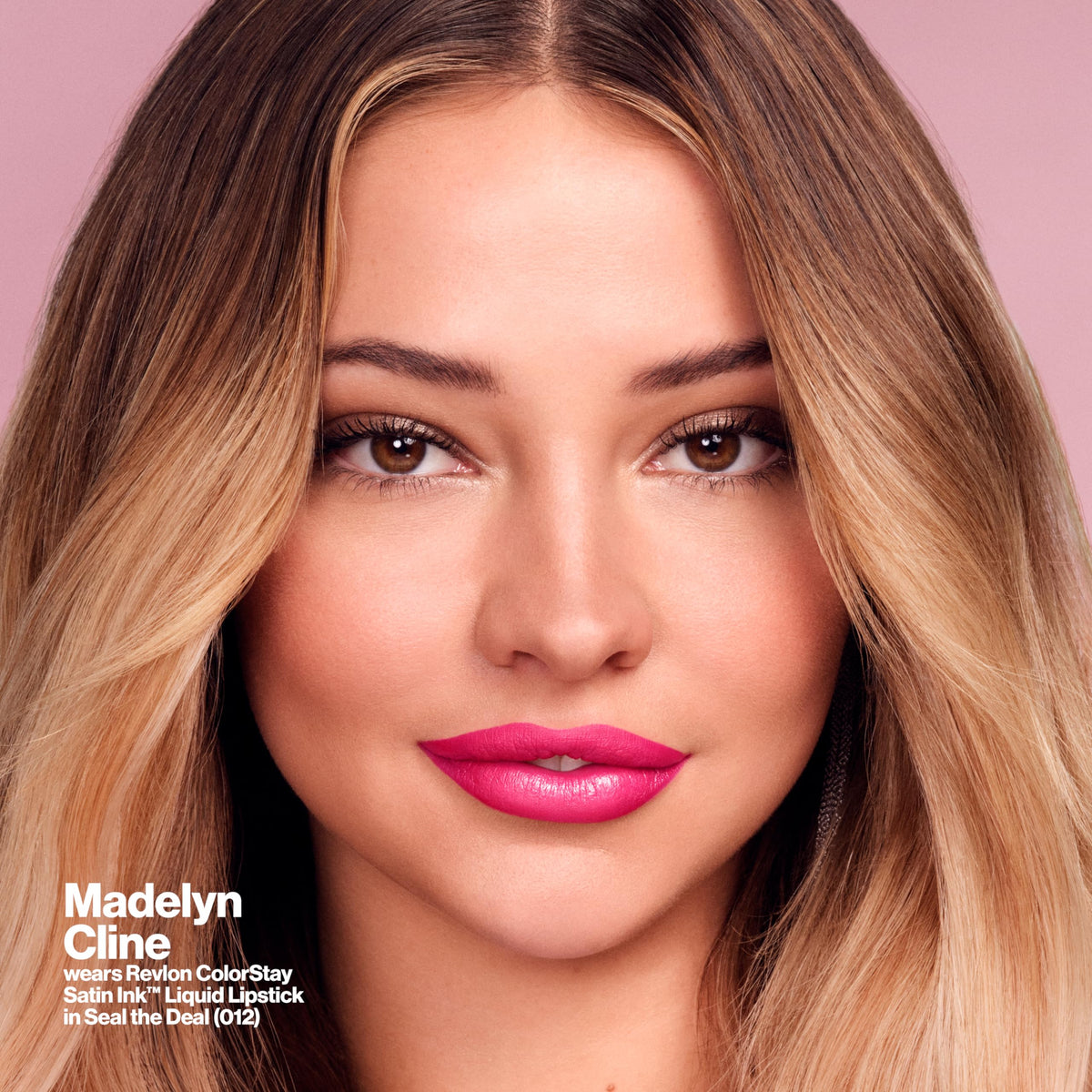 REVLON Rouge à Lèvres ColorStay Satin Ink 037 Majestic Rose application sur les lèvres