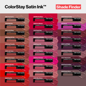REVLON Rouge à Lèvres ColorStay Satin Ink 037 Majestic Rose texture