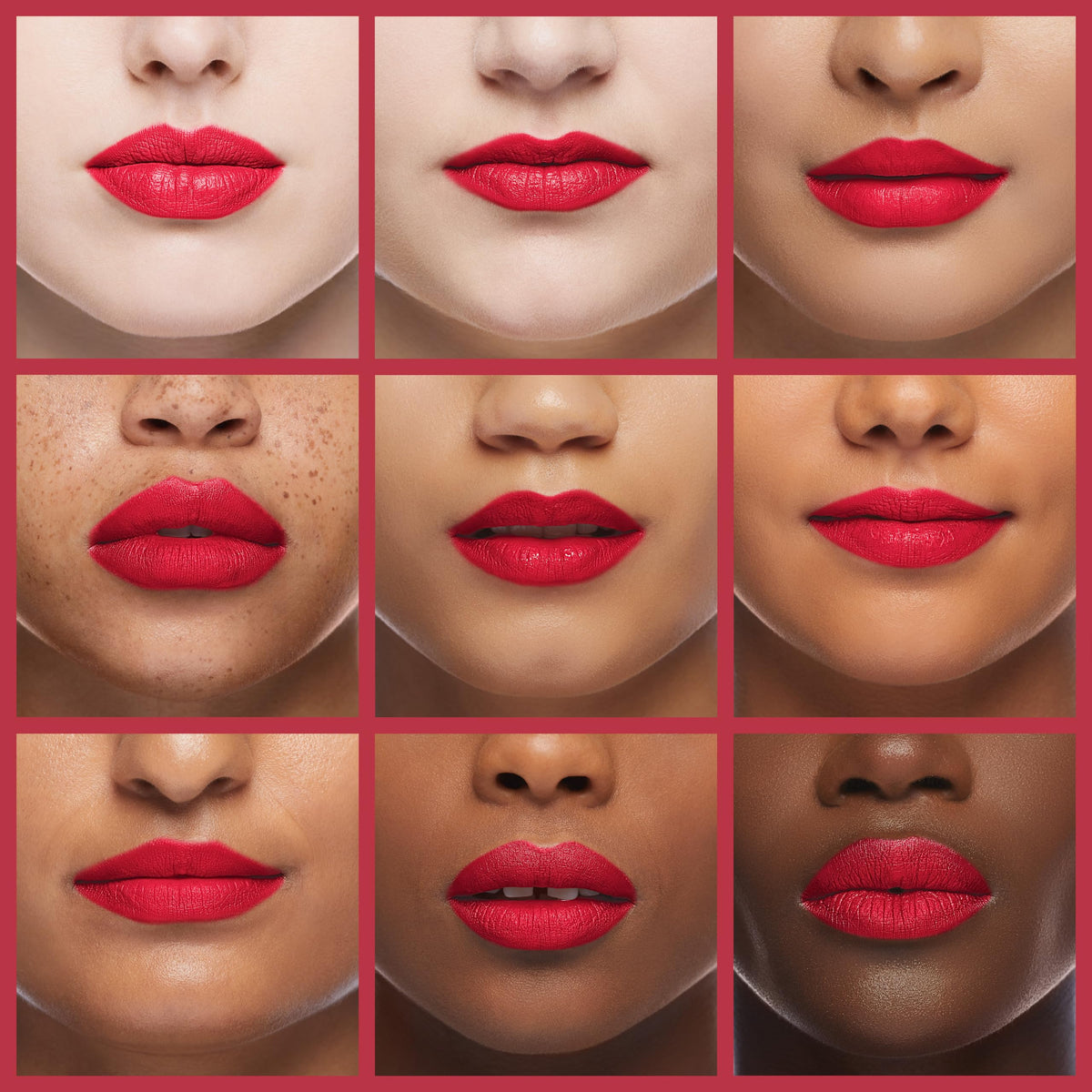 REVLON Rouge à Lèvres Super Lustrous 006 Really Red application sur les lèvres