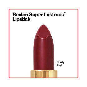 REVLON Rouge à Lèvres Super Lustrous 006 Really Red en scène lifestyle