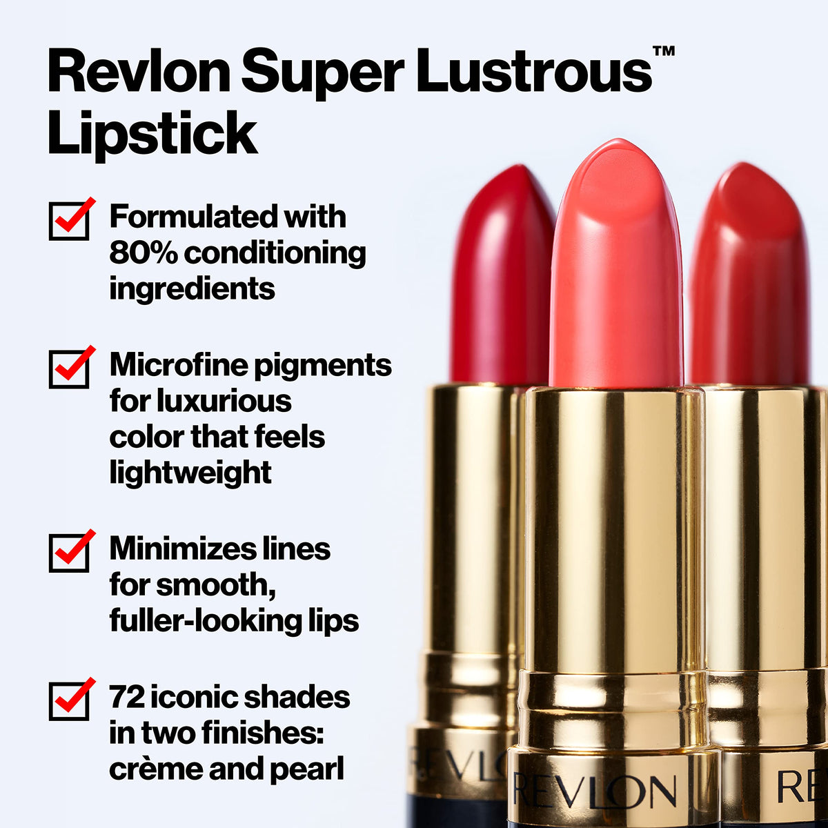 REVLON Rouge à Lèvres Super Lustrous 761 Extra Spicy emballage